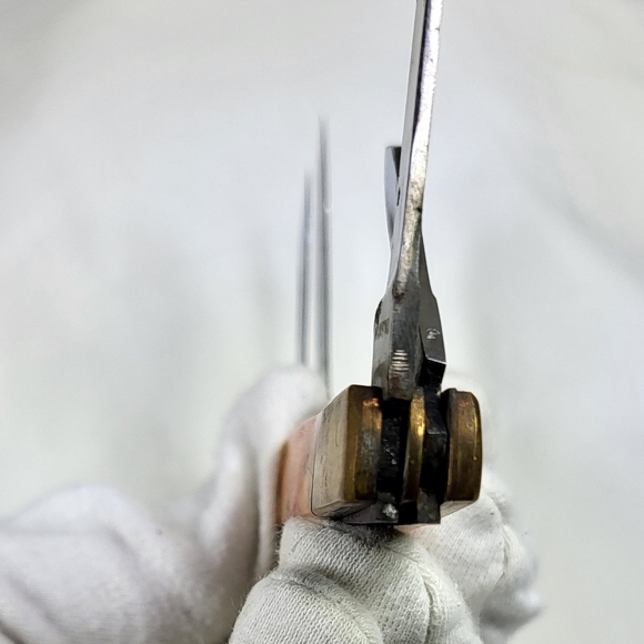 4 Blade Multifunctional Pocket Knife with Gold and Orange Handle - Picture 8 of 14